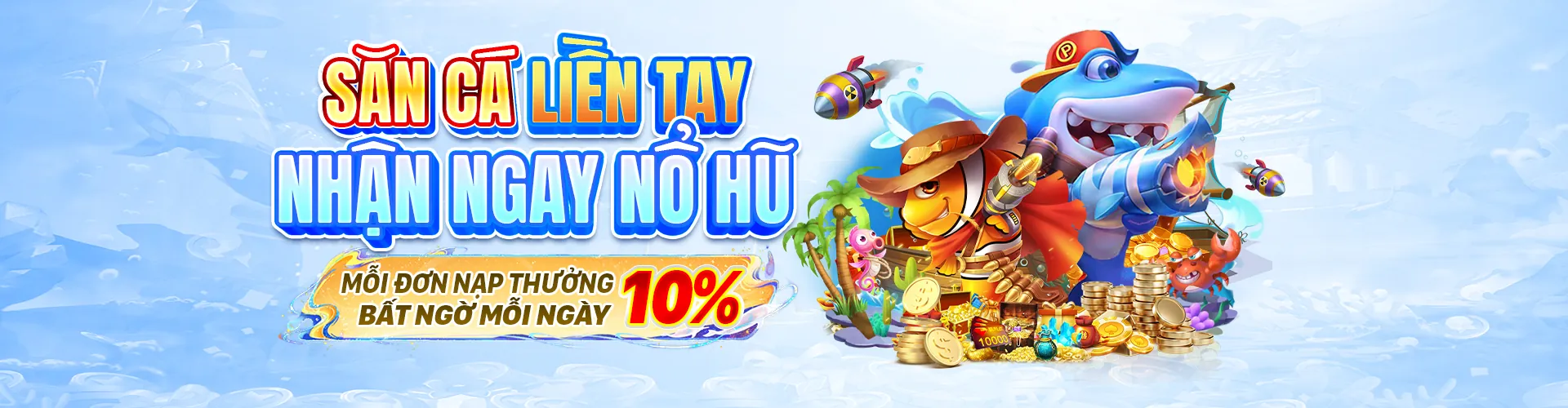 Hình ảnh đại diện cho trò chơi bắn cá Khin789 với hiệu ứng súng đạn rực rỡ